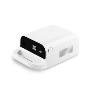 Nébuliseur à compresseur nouvelle génération avec fonction de minuterie affichée sur écran LCD