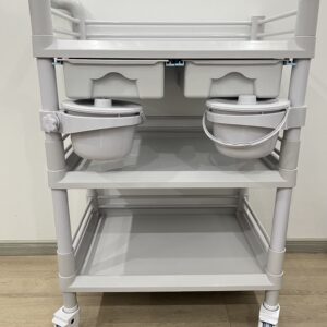 Chariot de traitement pratique PP Chariot d′urgence médicale