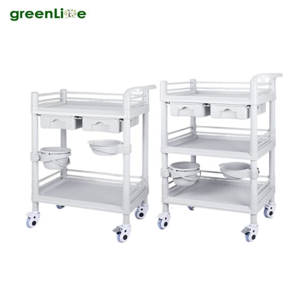 Chariot de traitement pratique PP Chariot d′urgence médicale - Image 3